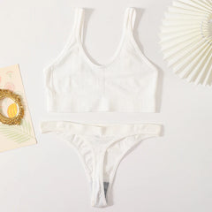 Women Bra Set Lingerie Female Seamless Underwear Bralette Tops Basic Stretchy