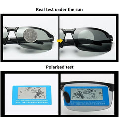 Sunglasses Men Polarized Driving Chameleon Glasses Male Change Color