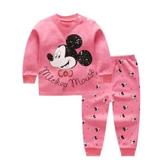 Baby Boy Girl Clothes Cartoon Winnie The Pooh Toddler Kids Long Sleeve T Shirt+Pant Suit