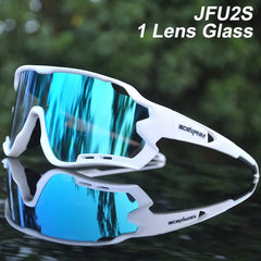 Bike Cycling Glasses Outdoor Sports Cycling Goggles UV400 4 Lens Cycling Eyewear
