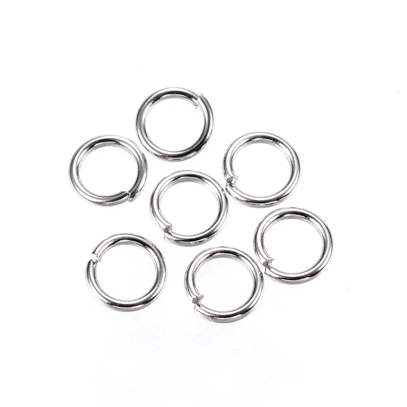 304 Stainless Steel Jump Rings Close Unsoldered Jump Rings for Jewelry Accessories Lovers 4mm 5mm 6mm 7mm 8mm 9mm 10mm