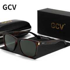 Square Frame Polarized Men Women Female Sunglasses Hawksbill Sports Tourism