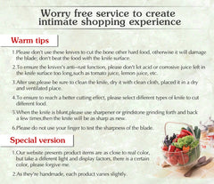 8.5'' Inch Chef Knife High Carbon Din 1.4116 Slicing Stainless Steel German