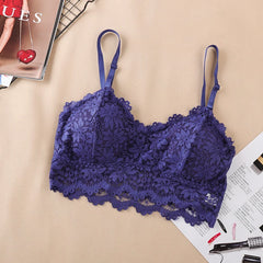 Wireless Bra For Women Padded Push Up Bralette Female Brassiere Soft Backless