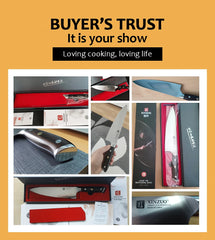 8.5'' Inch Chef Knife High Carbon Din 1.4116 Slicing Stainless Steel German