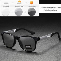 Sunglasses Men Navigational Aluminum Magnesium Frame Men's Glasses