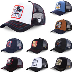 Disney Marvel Star Wars Anime Cartoon Snapback Cotton Baseball Cap Men