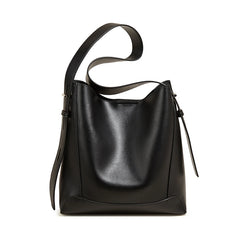 Lady Women Hobo Bucket Bag Split Leather Fashion Shoulder Bags Large