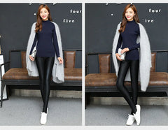 women spring autumn large size leggings lady summer knee length short pants casual