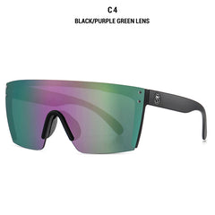 Sunglasses square Conjoined lens Women men Gradient lens sun glasses