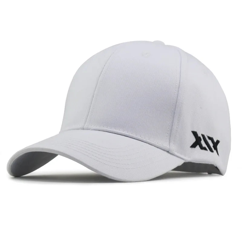 Oversize Baseball Caps Lady Hard Cotton Sun Cap Dad Casual Curved Peak Sport Hat Big Bone Men Large Snapback Cap 56-58cm 60-68cm