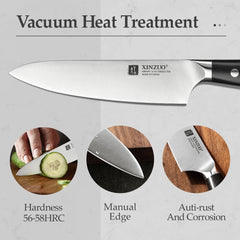 5'' Inch Utility Knife German 1.4116 Stainless Steel Kitchen Paring Knives