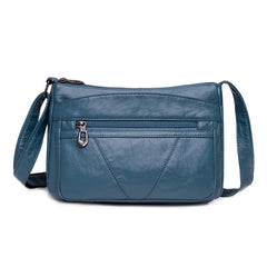 Fashion All-match Solid Color Messenger Bag High Capacity Womens Shoulder Bags