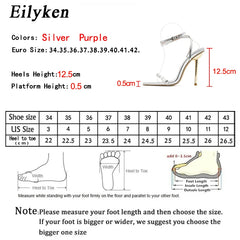 Womens Comfortable Heels: Women Sandals Metal High Heels Ankle Buckle Strap