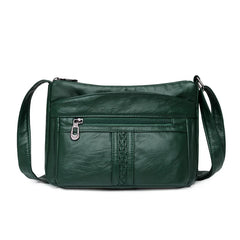 Fashion All-match Solid Color Messenger Bag High Capacity Womens Shoulder Bags