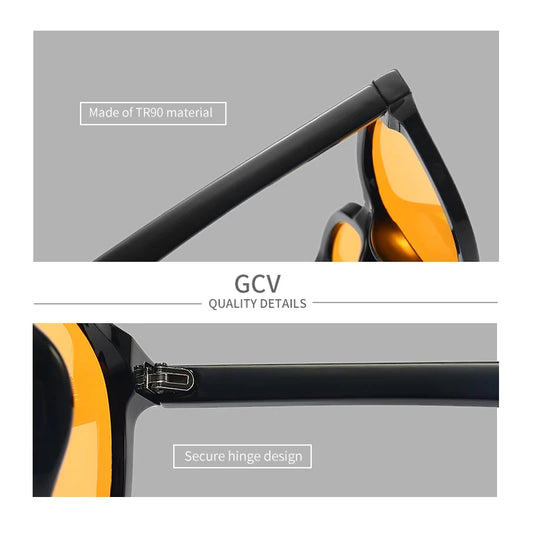 Sunglasses Goggles Yellow Orange G M Driving Eyewear Polarized Sun Glasses