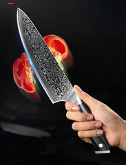Damascus Kitchen Knives Set Japanese Chef Kitchen Knives VG10 67 Layer Stainless