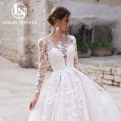 White Bridesmaid Dresses: Wedding Dresses For Women Classic Long Sleeve