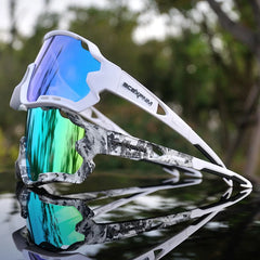 Bike Cycling Glasses Outdoor Sports Cycling Goggles UV400 4 Lens Cycling Eyewear