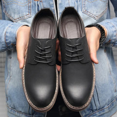 Men Oxfords Shoes British Style Men Genuine Leather Business Formal Shoes