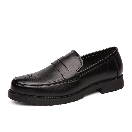 Retro Men Dress Shoes Brogue Style Party Leather Formal Shoes Wedding Shoes