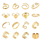 Fashion Euramerican Gold Colour Ring Rings Women Ring Stainless Steel Ring Woman