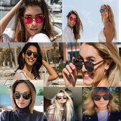 Sunglasses Polarized Sunglasses Women Men Vintage Round Sun Glasses