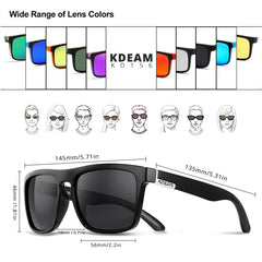 Polarized Sunglasses Men Classic Design All-Fit Mirror Sunglass