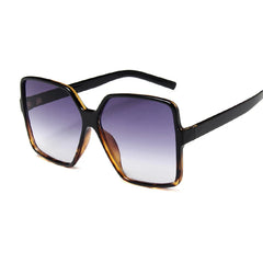 Sunglasses Women Brand Designer Retro Frame Big Sun Glasses Female