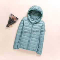 Women Winter Reversible Jackets 90% White Duck Down Keep Warm