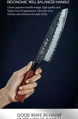 1PC-5PC Kitchen Knife Set Chef Utility Stainless Steel 3 Layers Composite