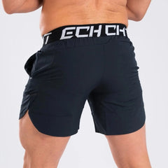 Running Sports Quick Dry Shorts Men Gym Fitness Sportswear Bottoms Male Bodybuilding Training