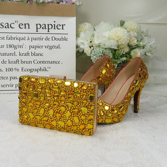 Matching Shoes and Bags: Womens wedding shoes with matching bags platform shoes