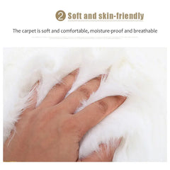 Soft Plush Sheepskin Carpets For Display Dressing Table Home Decor Fur Rugs
