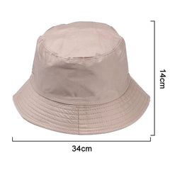 Foldable Bucket Hat Unisex Women Outdoor Sunscreen Hat