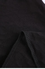 High Waist Leather Leggings for Women Leopard Snake Leather Trouser Black