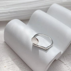 925 Sterling Silver Rings Party Jewelry Vintage Charm Double Layer