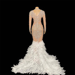 Evening Dresses: Long Dress Evening Birthday Celebrate Luxurious Costume
