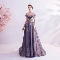 Evening wear Dresses: Prom Formal Evening Dress Court Train A-line Illusion