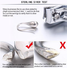 925 Sterling Silver Line Winding Shape Forever letter Open Rings For Women