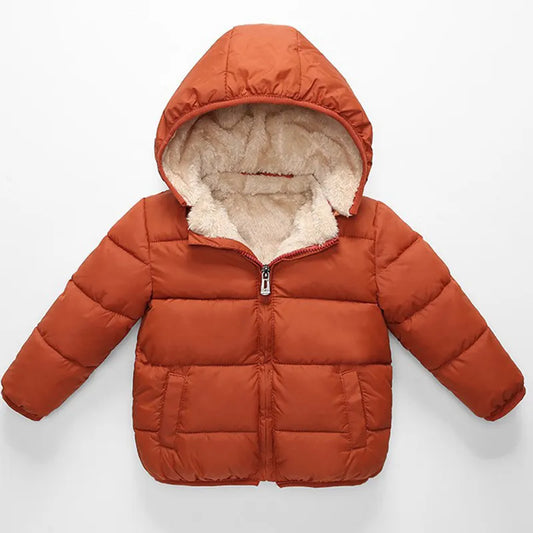 Baby Kids Jackets Boys Winter Thick Coats Warm Cashmere Outerwear