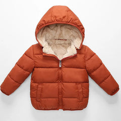 Baby Kids Jackets Boys Winter Thick Coats Warm Cashmere Outerwear