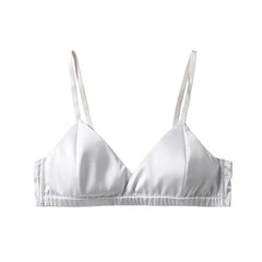 Women Wire Free Silk Bras Natural Silk Lining 3/4 Cups Everyday wear Bra