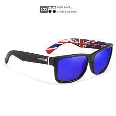 Sunglasses Men Flat Top Designer Polaroid Glasses Accessories Included