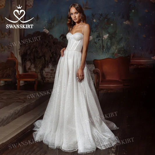 White Bridesmaid Dresses: Wedding Dress Crystal Belt With Pockets