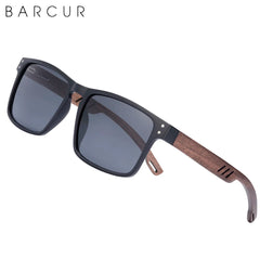 Sunglasses for Men Brand Designer Natural Walnut Wood Sun Glasses