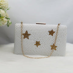 Matching Shoes and Bags: Gold Star Women Wedding Shoes With Matching Bag Bride