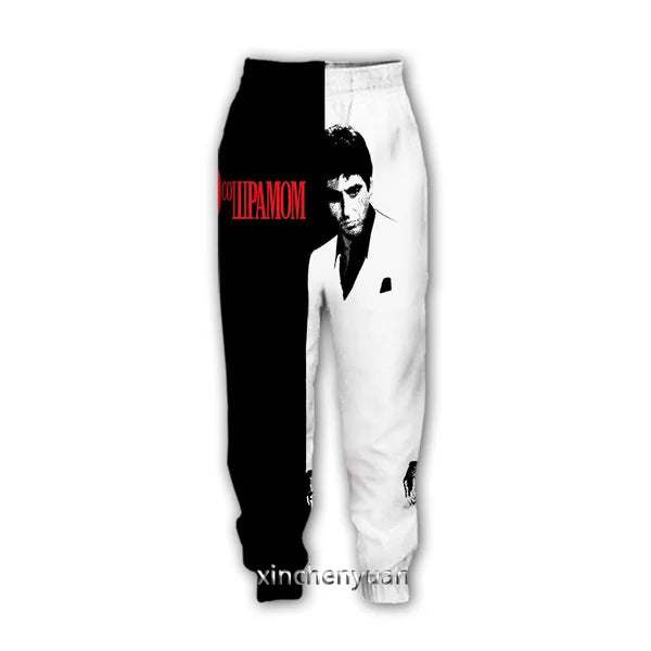 Unisex Scarface Art 3D Print Casual Clothing Fashion Men Women Hip Hop Pants
