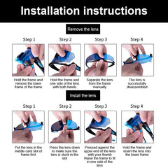 Sunglasses UV400 Protect Cycling Glasses Sports Polarized Men Bicycle