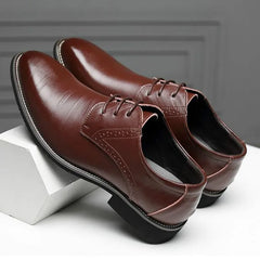 Men Oxfords Shoes British Black Blue Shoes Handmade Comfortable Formal Dress